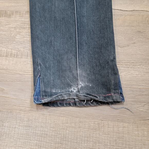 Ed Hardy Christian Audigier VTG 2007 Tiger Embroidered Baggy Jean Size 38x32 Y2K - Picture 15 of 16